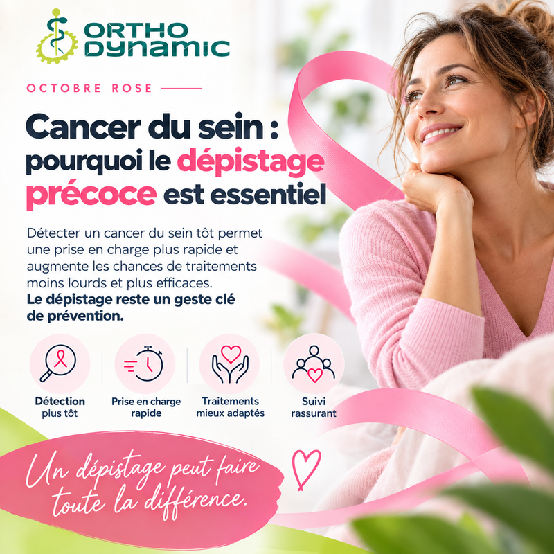 Cancer du sein : pourquoi le dépistage précoce est essentiel