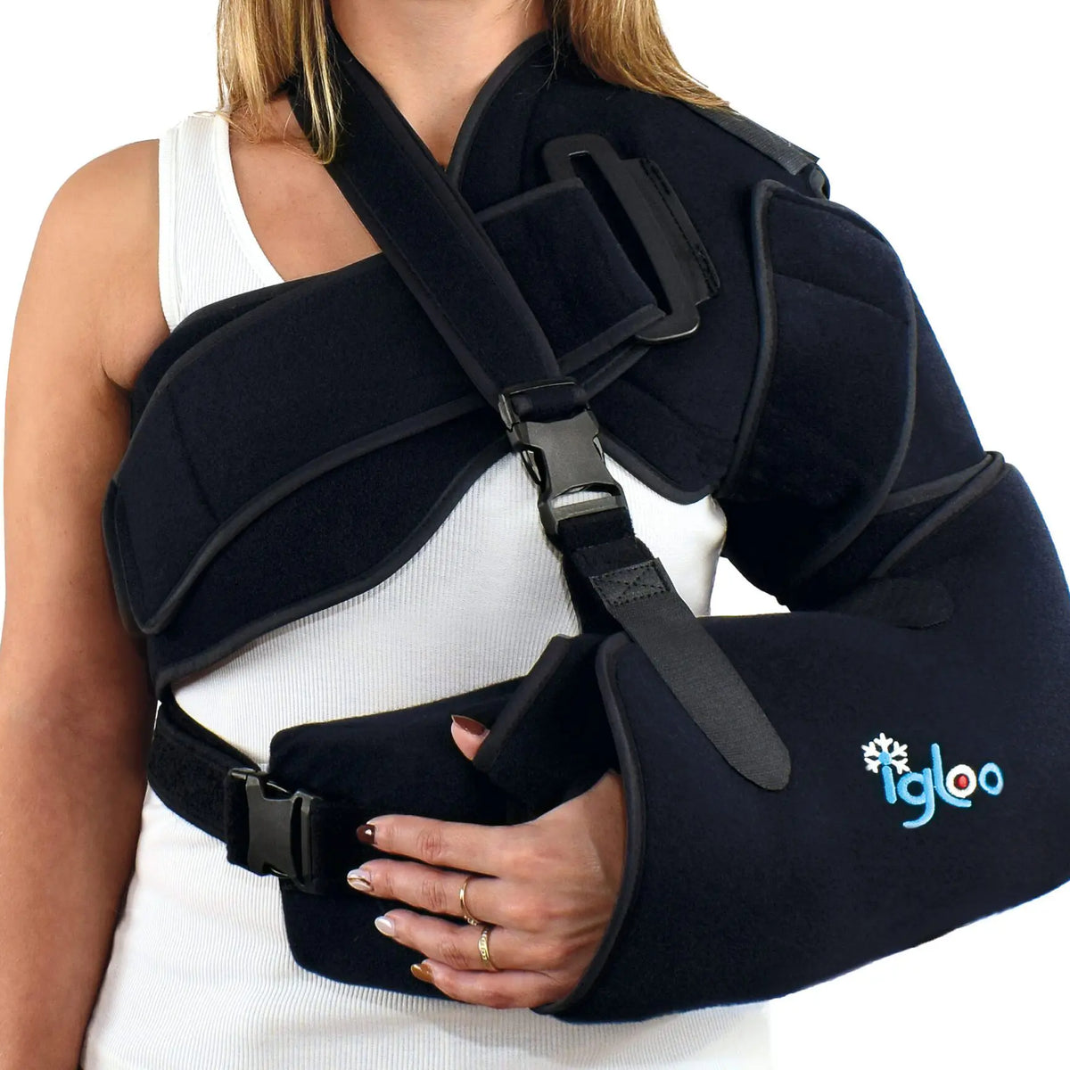 Attelle d’épaule avec coussin d’abduction et manchon Igloo®