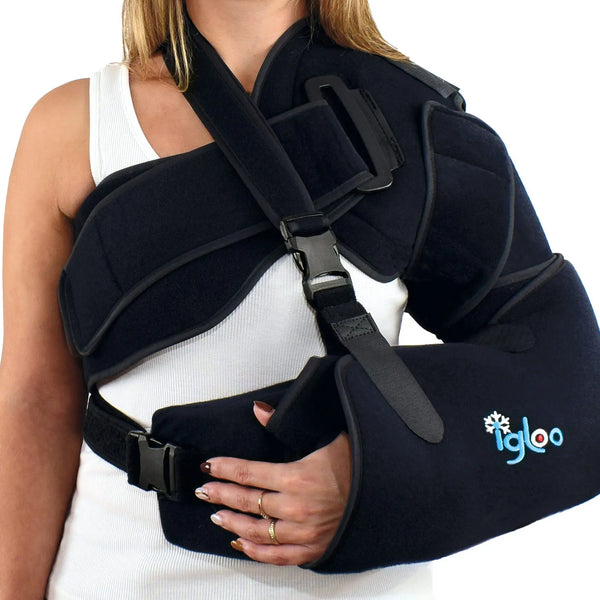 Attelle d’épaule avec coussin d’abduction et manchon Igloo®