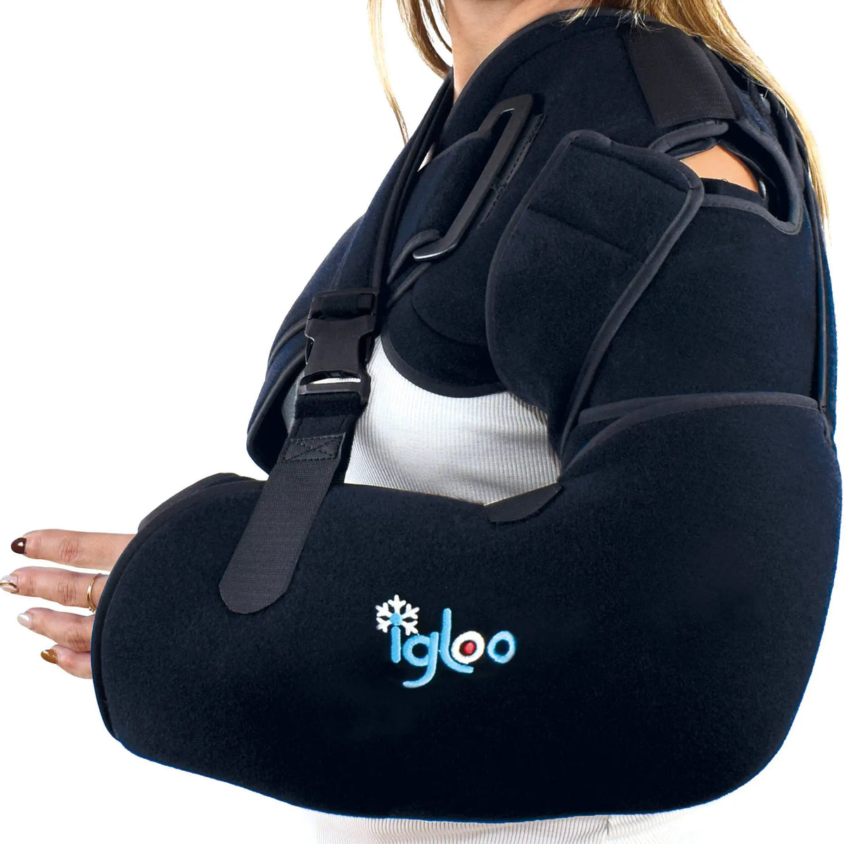 Attelle d’épaule avec coussin d’abduction et manchon Igloo®