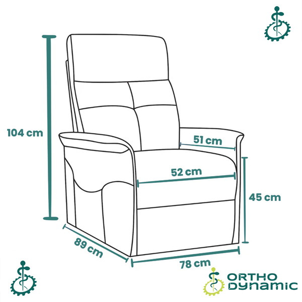 Fauteuil Releveur Premium - 3 Moteurs - Gris Clair - Modèle Eugène - Tranquille Émile