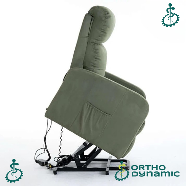 Fauteuil Releveur Premium - 4 Moteurs - Olive - Modèle Jules Taupe Tranquille Émile