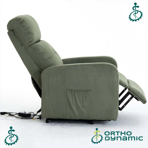 Fauteuil Releveur Premium - 4 Moteurs - Olive - Modèle Jules Taupe Tranquille Émile