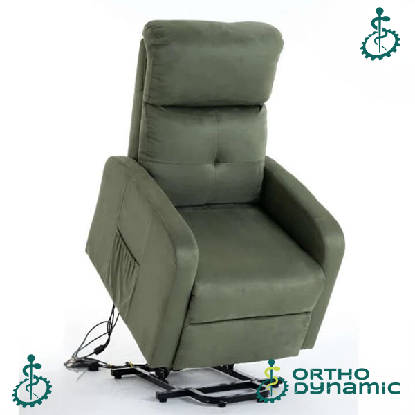 Fauteuil Releveur Premium - 4 Moteurs - Olive - Modèle Jules Taupe Tranquille Émile