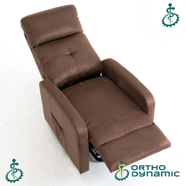 Fauteuil Releveur Premium - 4 Moteurs - Chocolat - Modèle Jules - Tranquille Émile