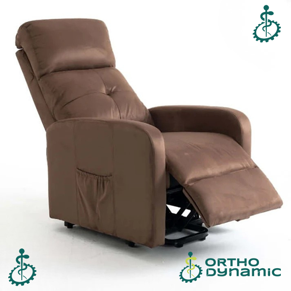 Fauteuil Releveur Premium - 4 Moteurs - Chocolat - Modèle Jules - Tranquille Émile
