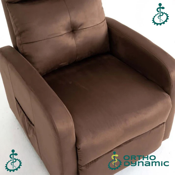 Fauteuil Releveur Premium - 4 Moteurs - Chocolat - Modèle Jules - Tranquille Émile