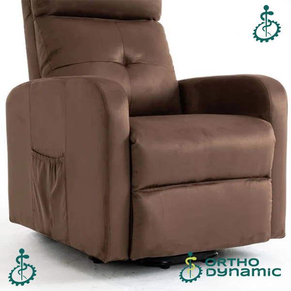 Fauteuil Releveur Premium - 4 Moteurs - Chocolat - Modèle Jules - Tranquille Émile