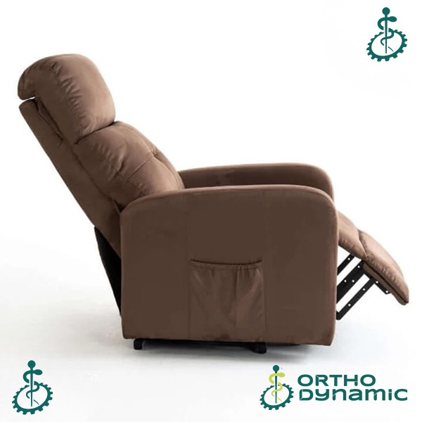 Fauteuil Releveur Premium - 4 Moteurs - Chocolat - Modèle Jules - Tranquille Émile
