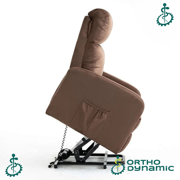 Fauteuil Releveur Premium - 4 Moteurs - Chocolat - Modèle Jules - Tranquille Émile
