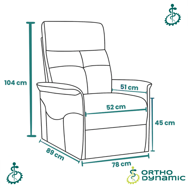 Fauteuil Releveur Premium - 1 Moteur - Jaune - Modèle Anatole - Tranquille Émile