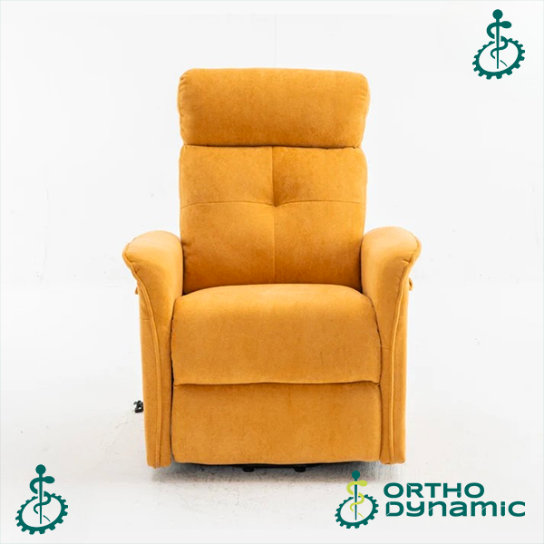 Fauteuil Releveur Premium - 1 Moteur - Jaune - Modèle Anatole - Tranquille Émile