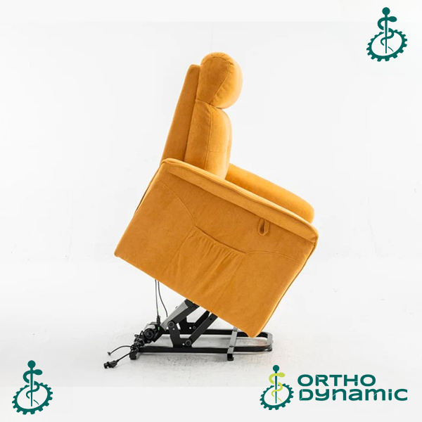 Fauteuil Releveur Premium - 1 Moteur - Jaune - Modèle Anatole - Tranquille Émile