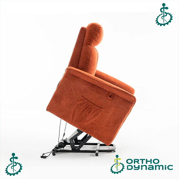 Fauteuil Releveur Premium - 1 Moteur - Rouge - Modèle Anatole - Tranquille Émile