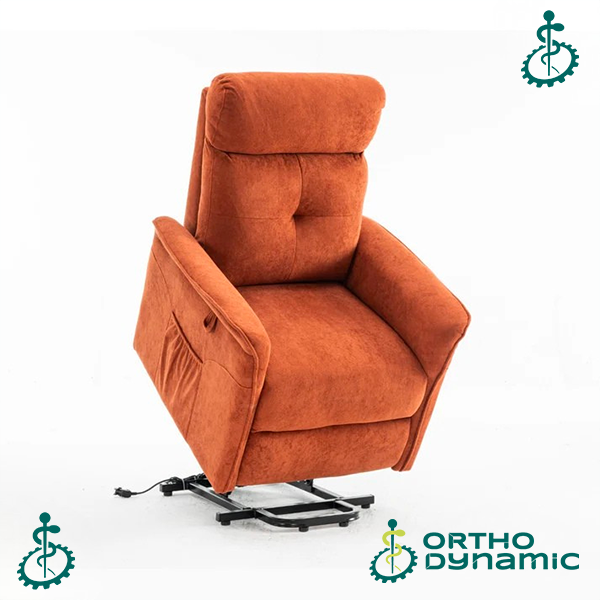 Fauteuil Releveur Premium - 1 Moteur - Rouge - Modèle Anatole - Tranquille Émile