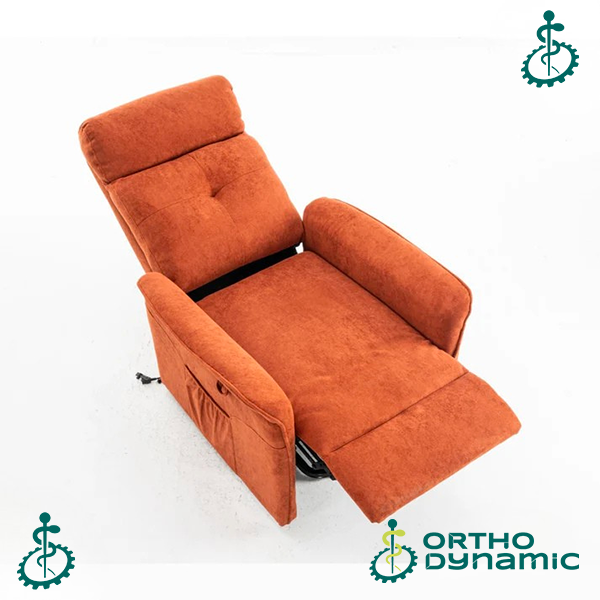 Fauteuil Releveur Premium - 1 Moteur - Rouge - Modèle Anatole - Tranquille Émile