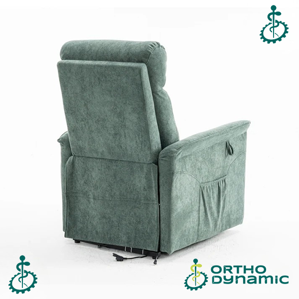 Fauteuil Releveur Premium - 1 Moteur - Vert - Modèle Anatole - Tranquille Émile