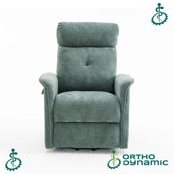 Fauteuil Releveur Premium - 1 Moteur - Vert - Modèle Anatole - Tranquille Émile
