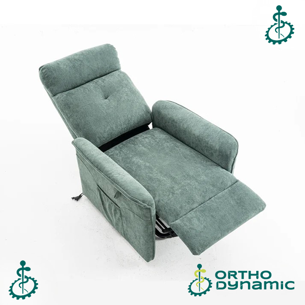 Fauteuil Releveur Premium - 1 Moteur - Vert - Modèle Anatole - Tranquille Émile