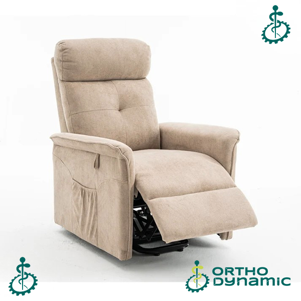Fauteuil Releveur Premium - 2 Moteurs - Gris Clair - Modèle Fernand - Tranquille Émile