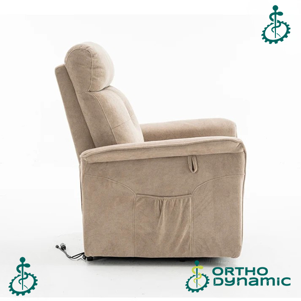 Fauteuil Releveur Premium - 2 Moteurs - Gris Clair - Modèle Fernand - Tranquille Émile