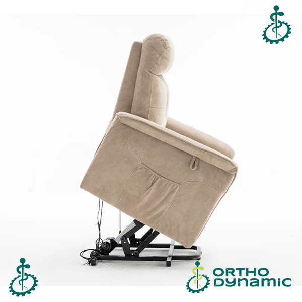 Fauteuil Releveur Premium - 2 Moteurs - Gris Clair - Modèle Fernand - Tranquille Émile