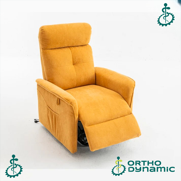 Fauteuil Releveur Premium - 2 Moteurs - Jaune - Modèle Fernand - Tranquille Émile