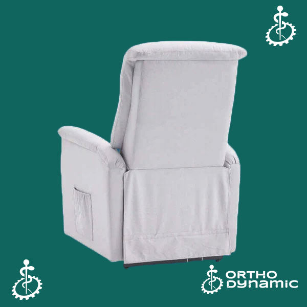 Fauteuil Releveur Éco - 1 Moteur - Gris Clair - Modèle Gaston - Tranquille Émile
