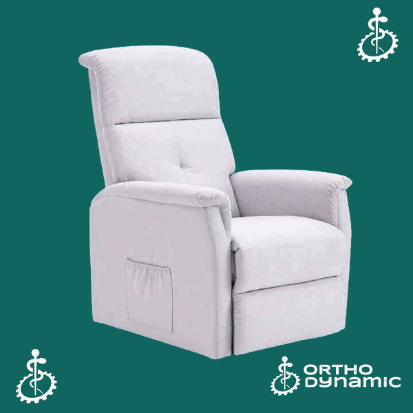 Fauteuil Releveur Éco - 1 Moteur - Gris Clair - Modèle Gaston - Tranquille Émile