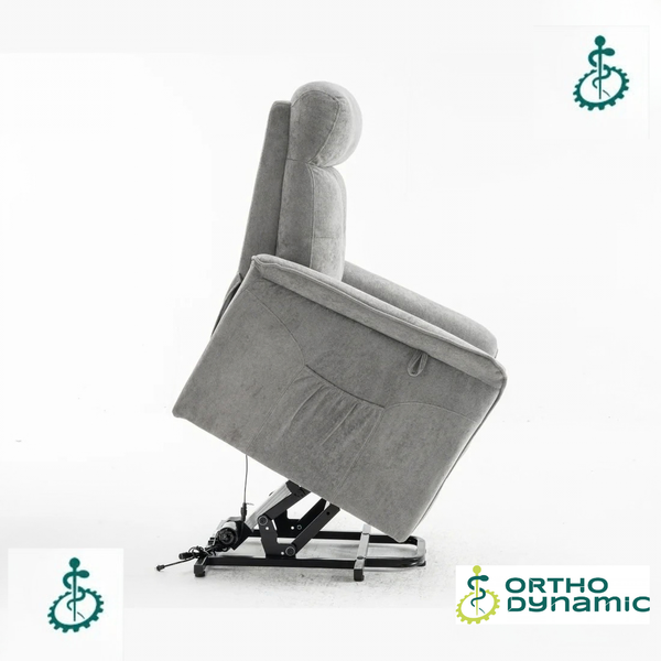 Fauteuil relax releveur Eco - 2 Moteurs - Modèle Lucien - Gris clair
