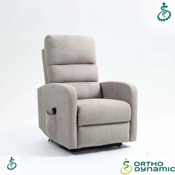 Fauteuil Releveur Premium  2 Moteurs  Gris Clair  Modèle Denis  Tranquille Émile