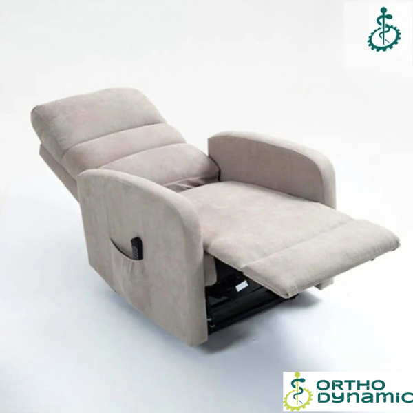 Fauteuil Releveur Premium  2 Moteurs  Gris Clair  Modèle Denis  Tranquille Émile